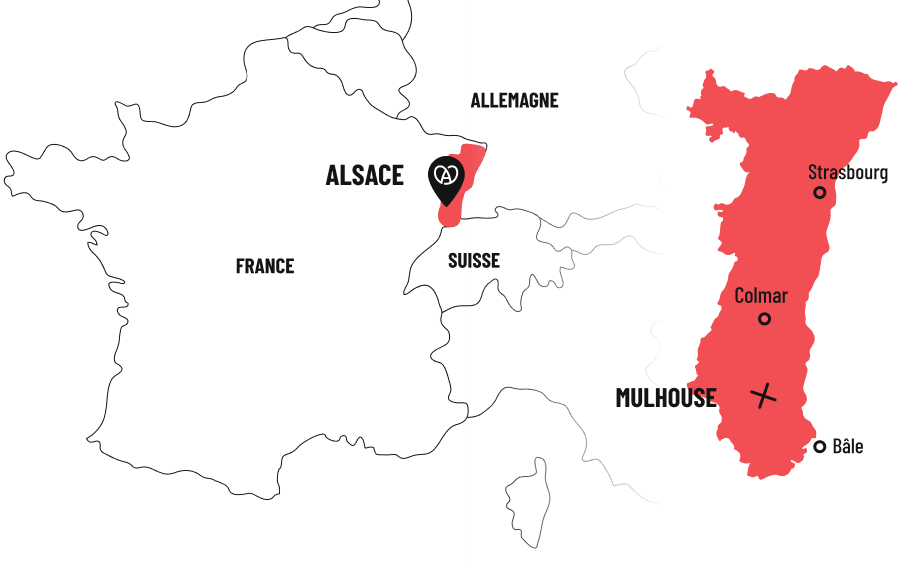 Carte Alsace