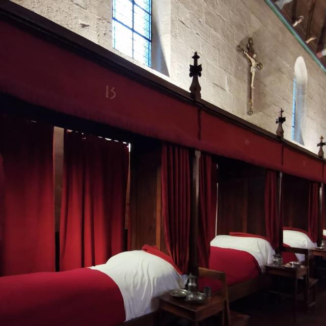 Salle des Pôvres in de Hospices de Beaune
