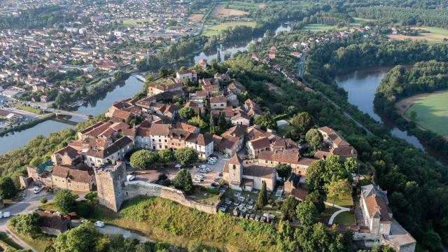 Capdenac-le-Haut vu du ciel