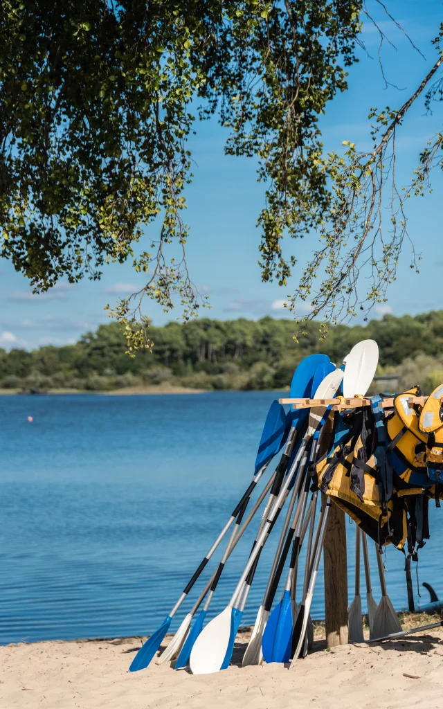 activités sur le lac d'Aureilhan