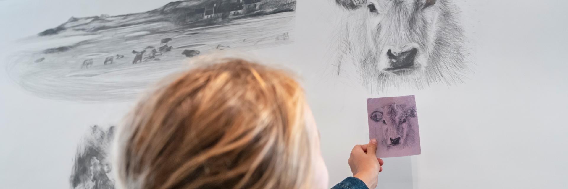 Atelier dessin à Saint-Gervais