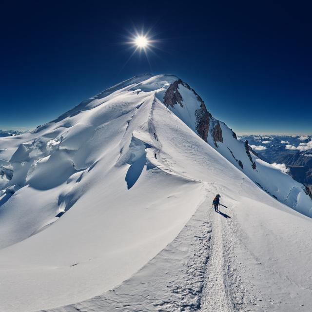 The Mont-Blanc summit in Saint-Gervais