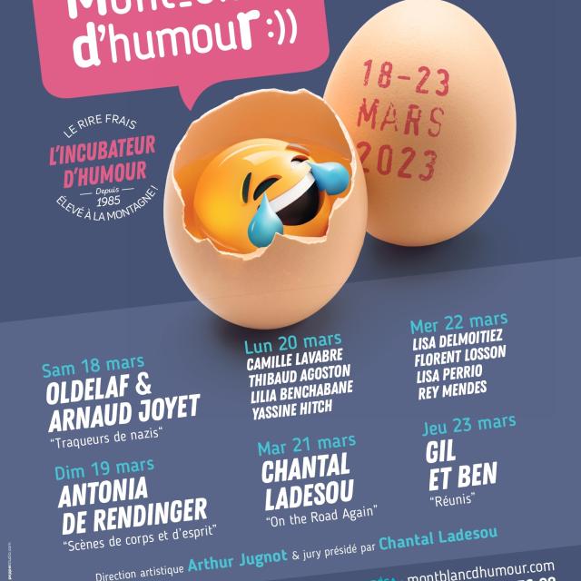 Poster Mont-Blanc d'Humour 2023