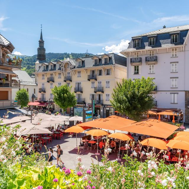 Village de Saint-Gervais en été