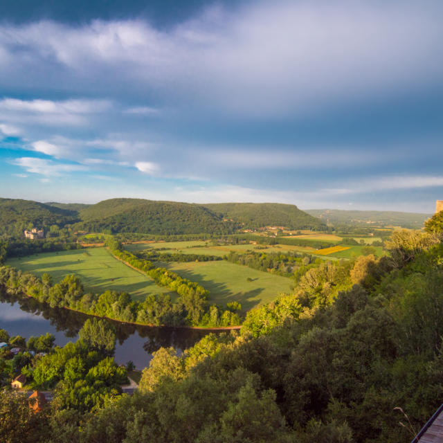 La vallée de la Dordogne depuis Beynac