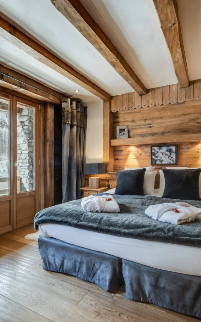 Bedroom at Chalet La Bouclia in Val d'Isère