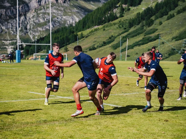 Rugby al parco sportivo di Manchet